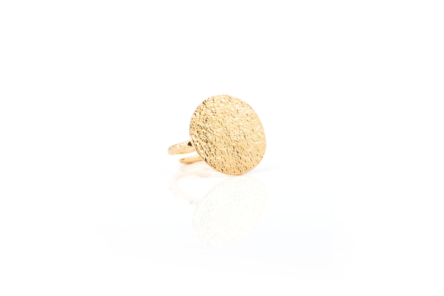 Anello Martellato Disco