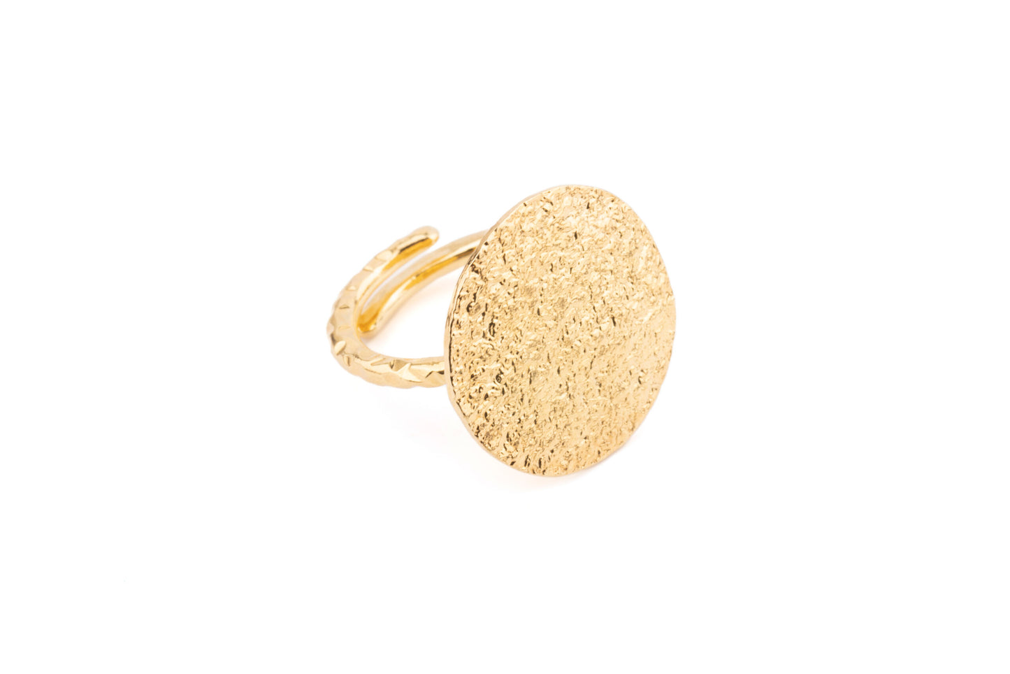 Anello Martellato Disco