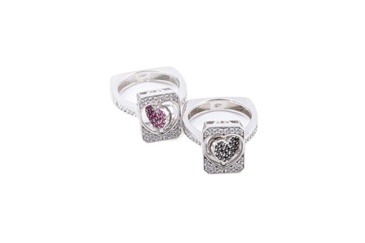 Anello cuore matto