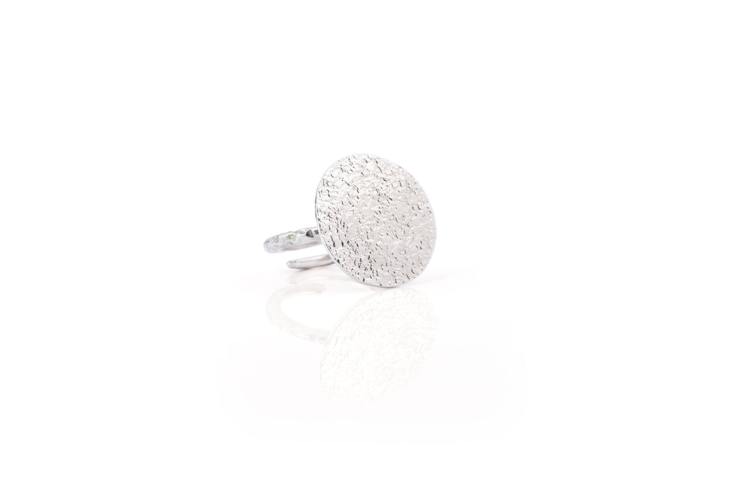 Anello Martellato Disco